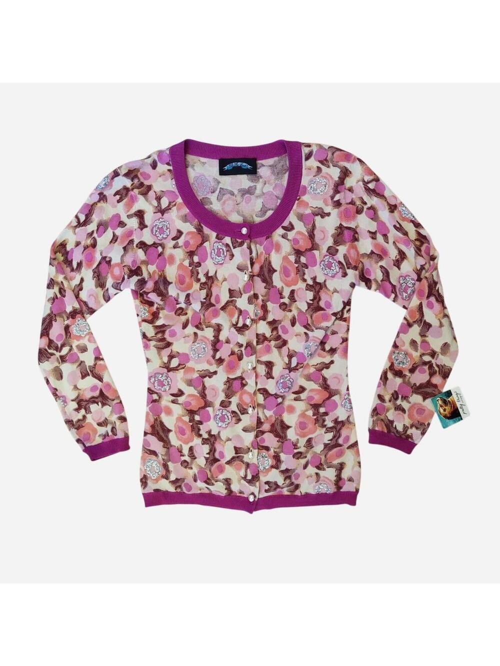 Women's Multi and Pink Cardigan